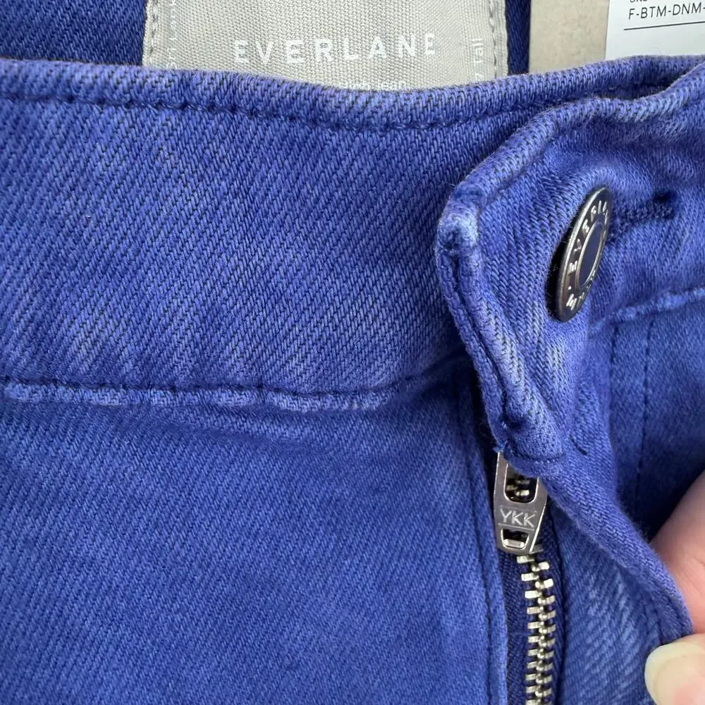 Everlane Tall The Way High Straight Jeans in blue Size 27T
